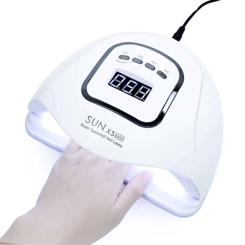 SUNX5MAX 180W Nail Lamp: LED Phototherapy Dryer for Quick Gel Polish Curing