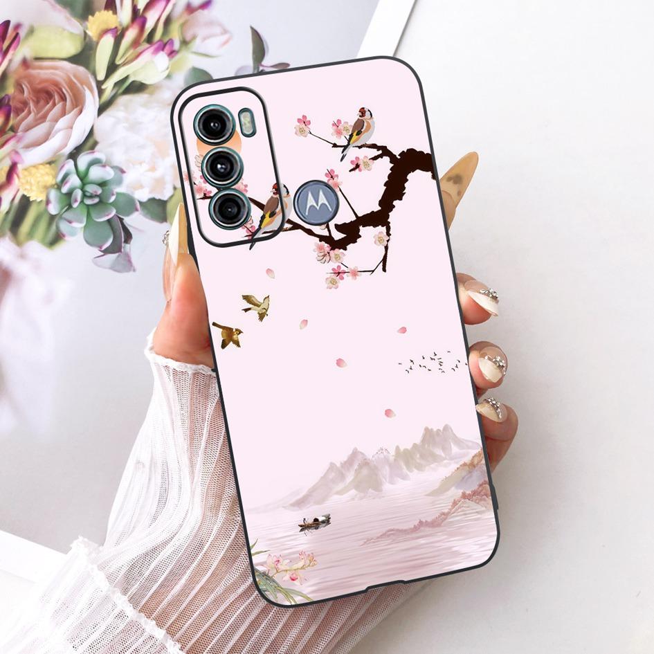 For Motorola Moto G40 Fusion Case Luxury Dragon Cartoon Tiger Wolf Cover Soft Black Silicone Bumper For Motorola Moto G60 Fundas