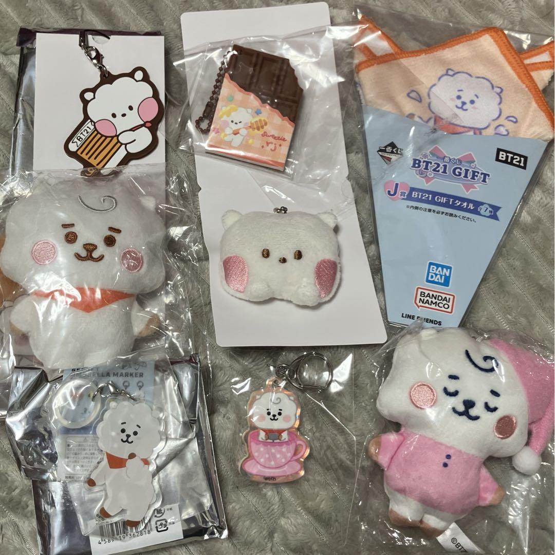 

[Б/У] BTS BT21 RJ оптовая продажа редкий Nanja Town, TSUTAYA Джин