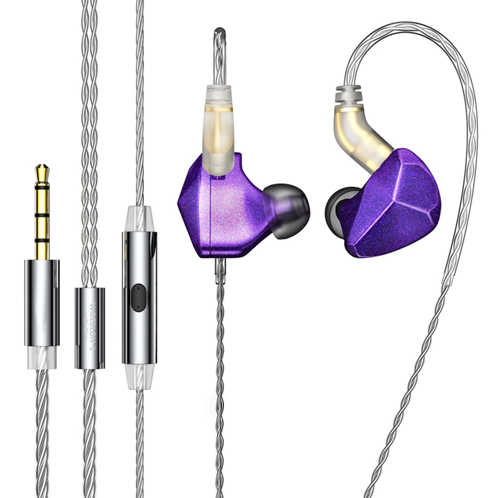 

Yinyoo BLON BL07 Китайские глубокие одинарные наушники для наушников, бас, проводные, DD, внутриканальные, для компьютеров, 3,5 мм внутриканальные наушники, 2-контактные наушники,