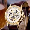 Men's Automatic Luminous Waterproof Hollow Mechanical Watch