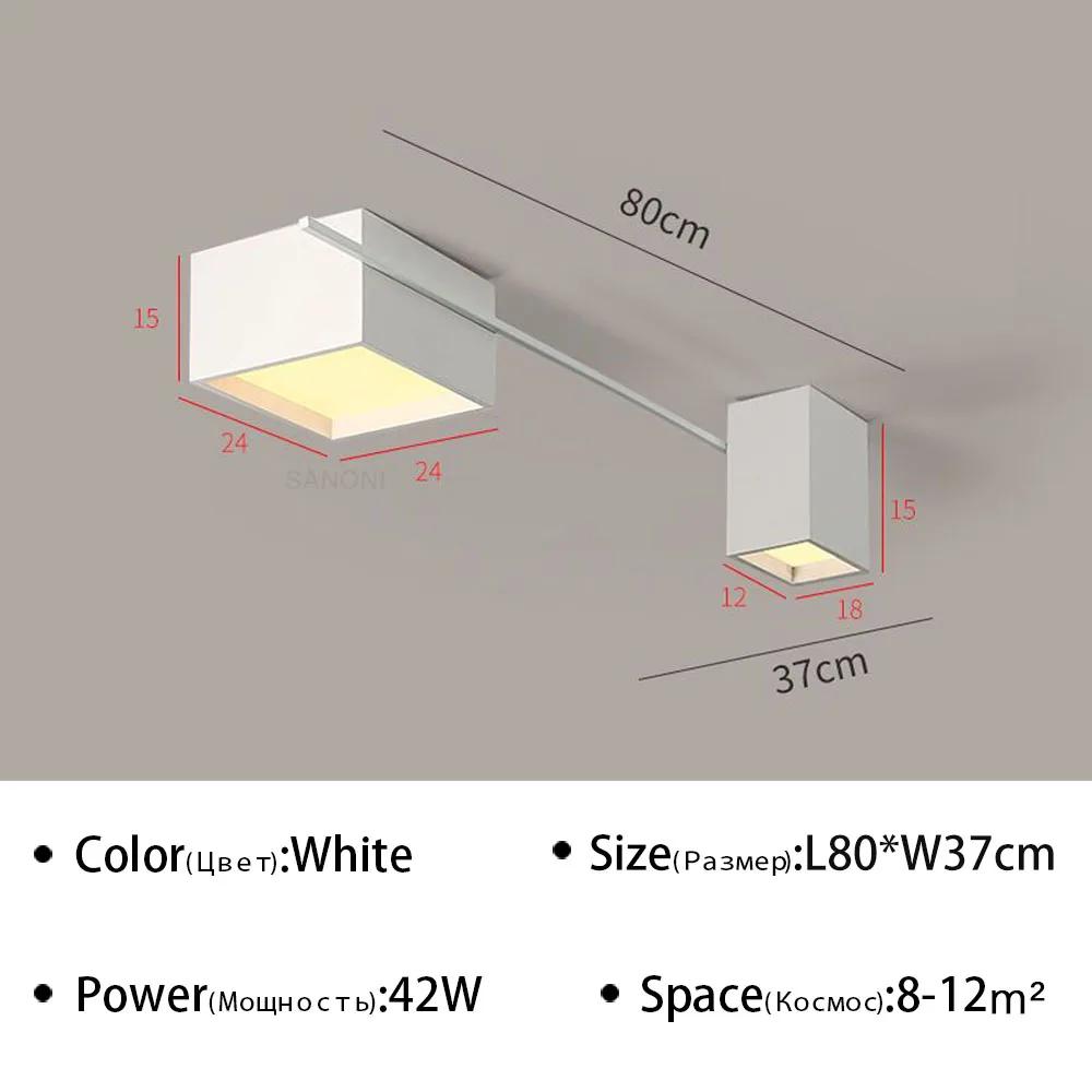 Nordic Modern LED Ceiling Light For Living Dining Room Bedroom Home Decor  Minimalist Indoor Lighting Fixture Chandeliers Luster