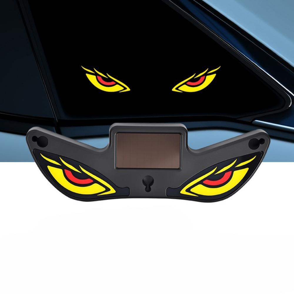 Wireless Solar Demon Eye Light Solar Powered Vehicle Signal Lights  Car Interior