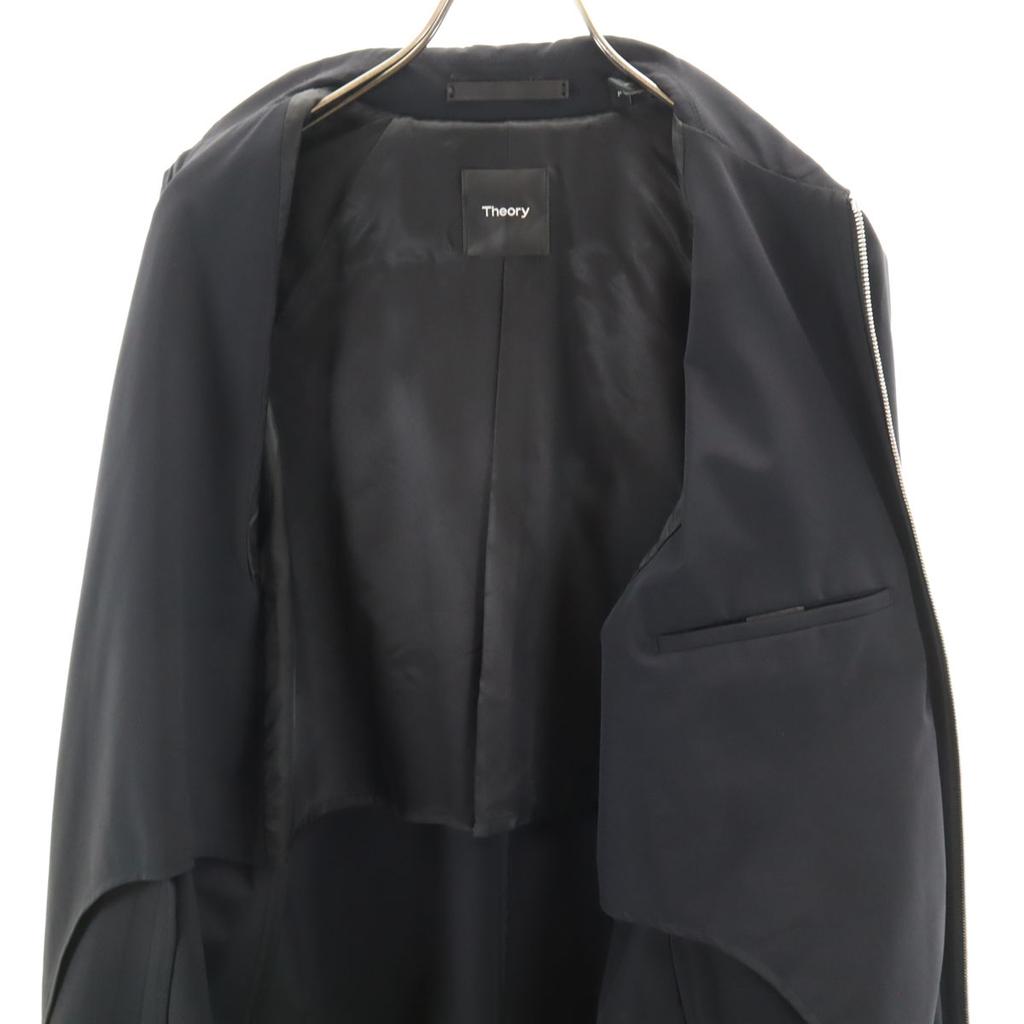 theory Stainless collar coat S black Women Used