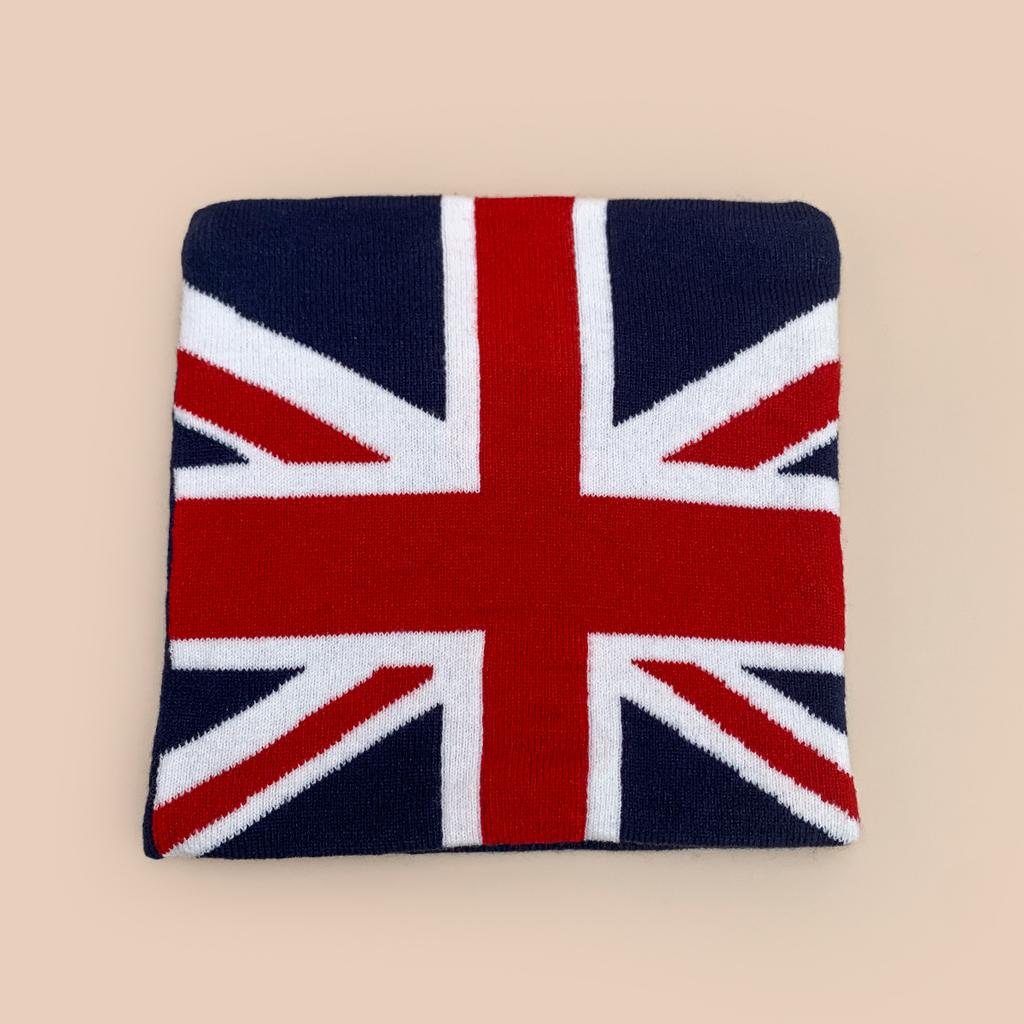 2026 UK English Union Jack Flag Jacquard Knitted Winter Warm Beanie Hat Children Adults Unisex Fashion High Quality