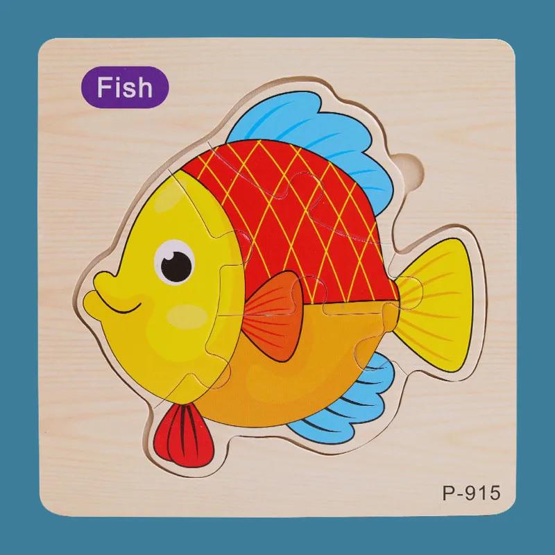 High-Quality 1Pc High-Quality Wooden High-Quality Jigsaw High-Quality Puzzle High-Quality Animal High-Quality Traffic High-Quality Car High-Quality