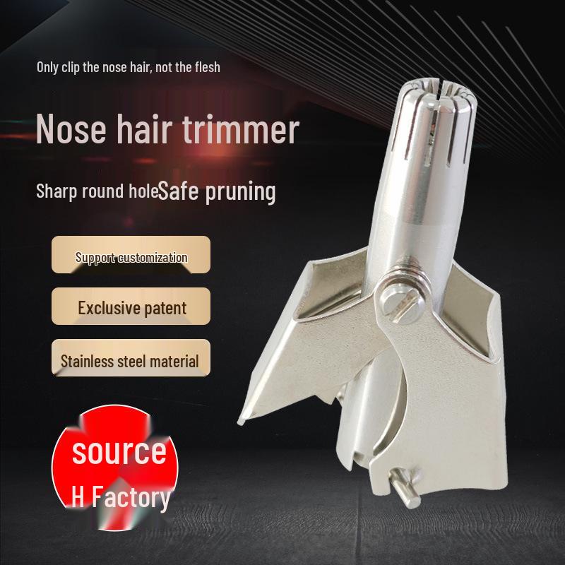

Ручной моющийся триммер для носа из нержавеющей стали для мужчин