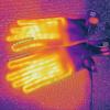 KOMINE Motorcycle Heated Inner Gloves 12V Black L 1182 For and Spring Electric Heating EK-204 Fall, Winter,