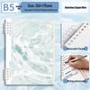 Refill Snap Binder Style: 60 A5 Lined Loose-Leaf Sheets, Thickened Paper, B5 Single Book, OPP Bag Packaging
