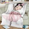 Cartoon Ballerina Fairy Cute Ballet Girl Blanket,soft Throw Blanket for Home Bedroom Bed Sofa Picnic Office Cover Blanket Kids