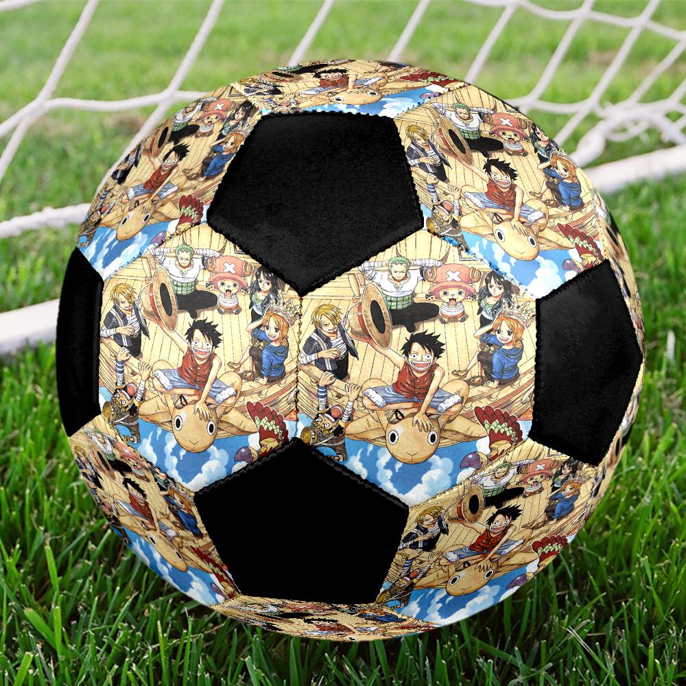 Soccer Ball Colorful Machine Stitched PVC Size 5 Team Training Competition Ready Durable High-Bounce Cool Sports Gift
