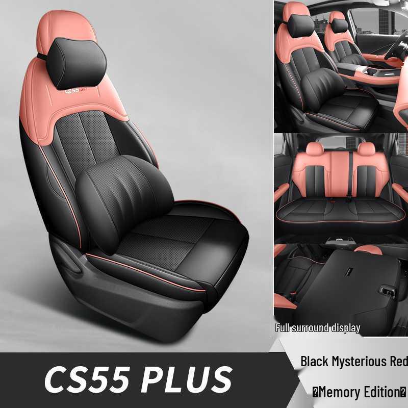 Fourth Gen Changan CS55 PLUS Seat Covers: 26 Model-Compatible, Fully Enclosed, Four-Season Car Seat Cushions.