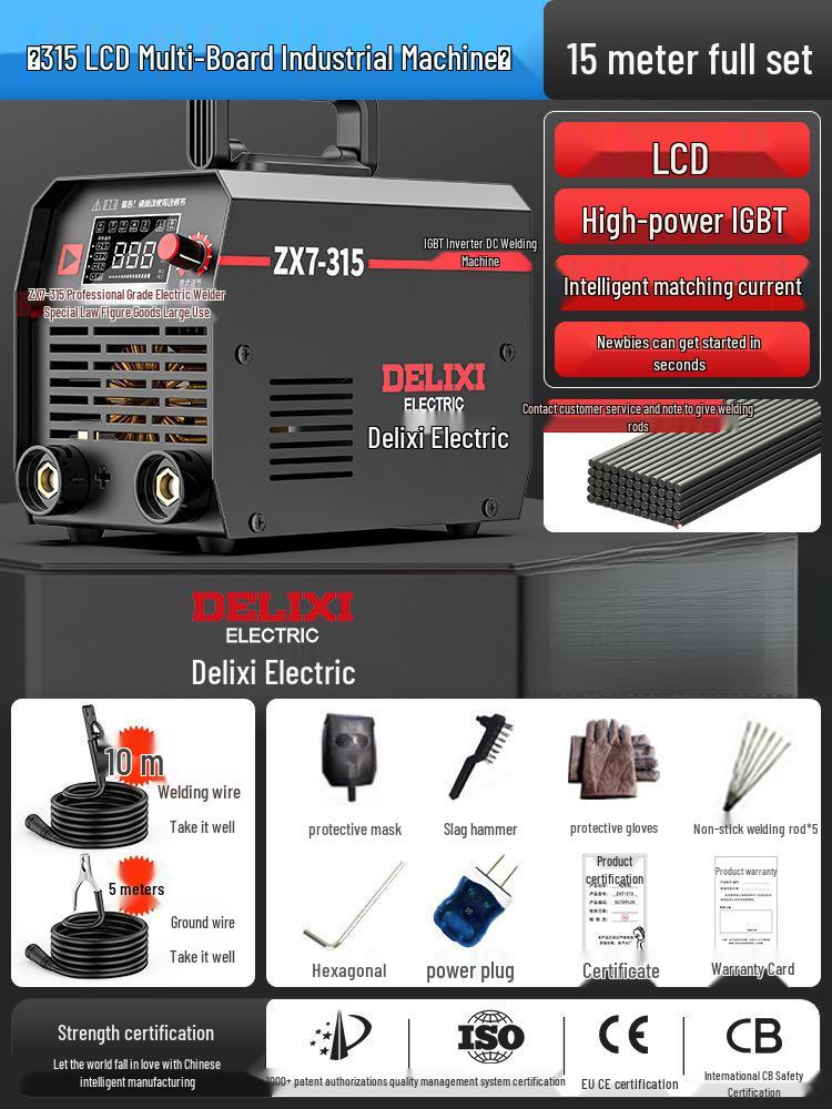 DELIXI Dual Voltage Industrial & Household All-Copper Welding Machine