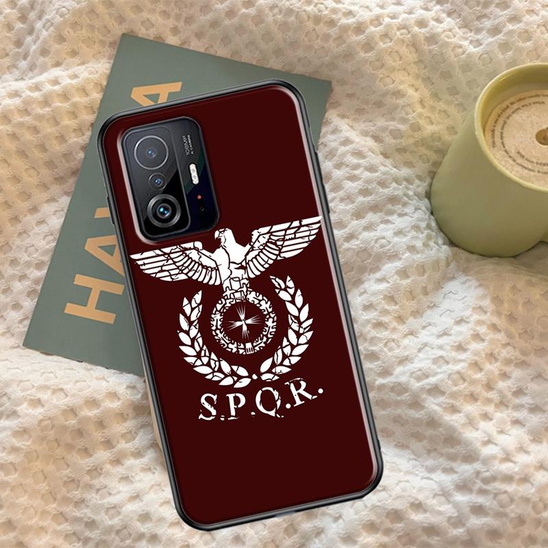 SPQR Roman Imperial Legion Cover For Xiaomi 12T 11T Pro 12 13 Lite Case For POCO X5 X3 Pro X4 F4 GT F3 M5s F5 Pro Coque