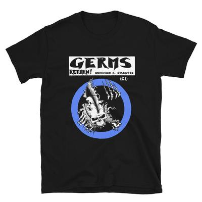 GERMS - STARWOOD 1980 T-Shirt Unisex Vintage Punk Rock Hardcore