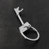 Metal keychain opener function car key holder