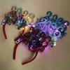 Yousheng Luminous Headband 2026 Glitter New Year Hair Clips Adjustable Sparkling Number Embellishments Shiny Surface Hair Hoop Party Accessories
