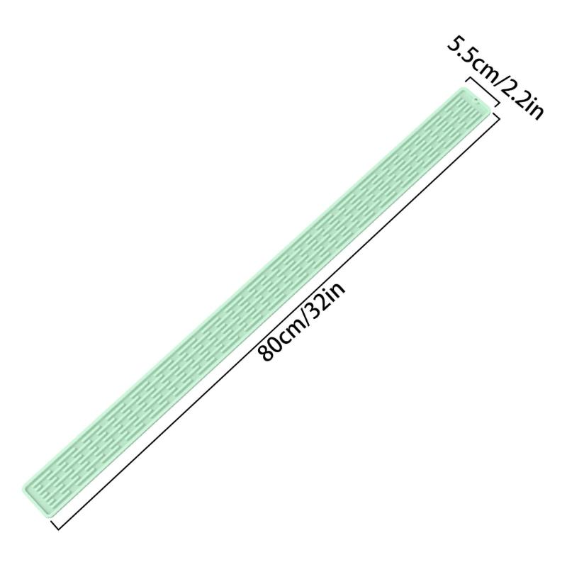 Heat Resistant Easy Cleaning Strips Silicone Pad Kitchen Accessory Ideal For Countertops Cabinet Shelf And Appliance