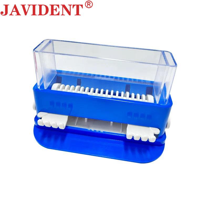 Dental Press-Type Applicator Dispenser Dispenser Box for Disposable Brushes Storage Rack for Oral Dental Tools and Materials
