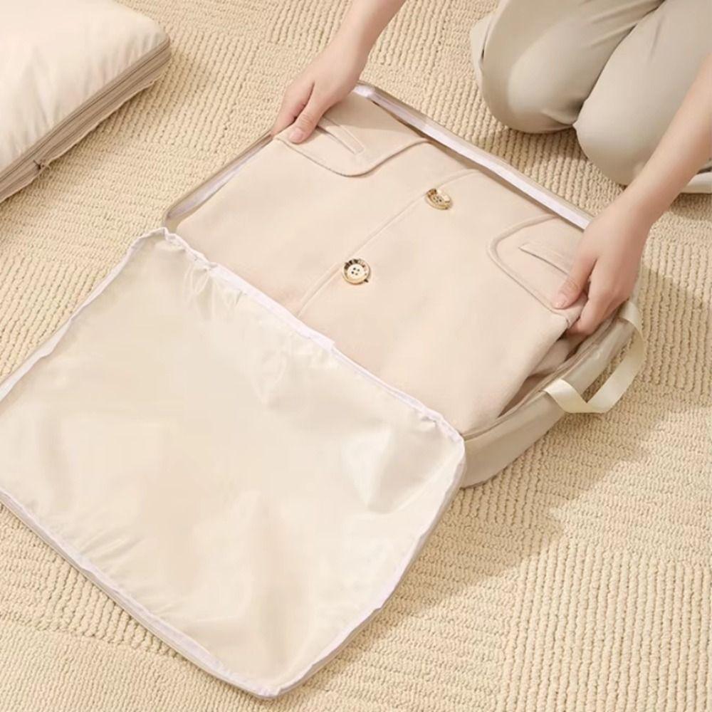 4Pcs Set Sub-Packing Clothes Compression Bag Foldable Closet Organizer Set Travel Accessories