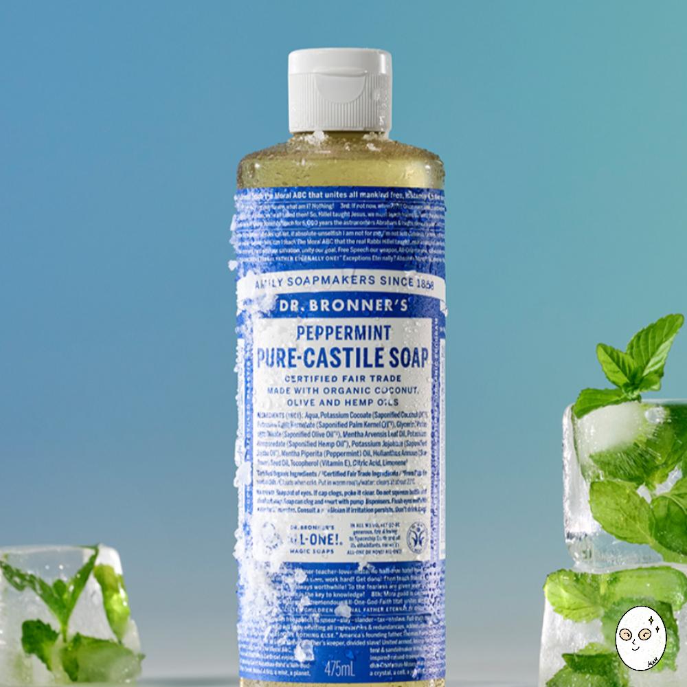 Dr. Bronner’s Peppermint Pure-Castile Liquid Soap 950m