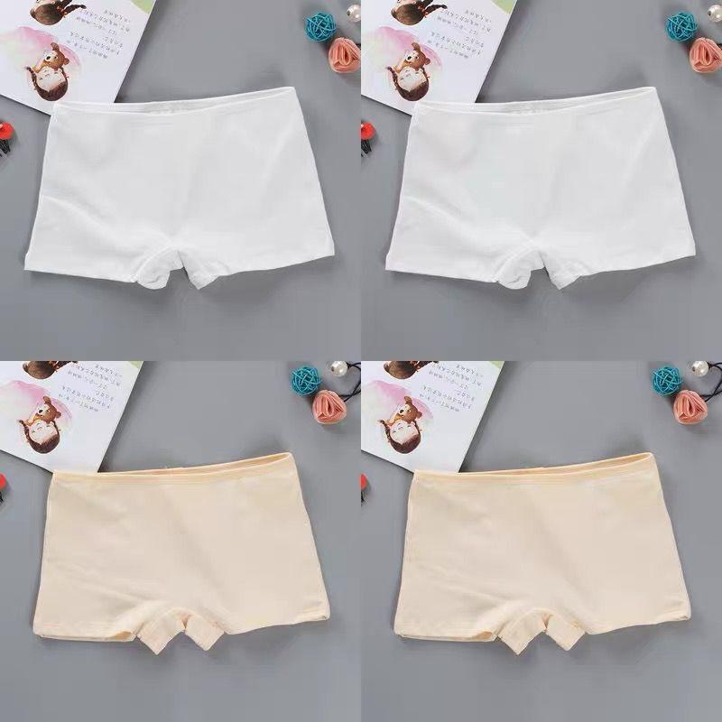 4PC Teenage Girl Boxers Cotton Young Pantie Breathable Comfortable Teen Girl Underpants