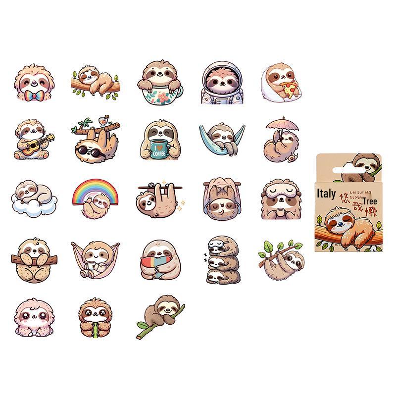 

Yi Niao Cute Koala Cartoon Animal Stickers for Journals, Phone Cases, and DIY Decor
