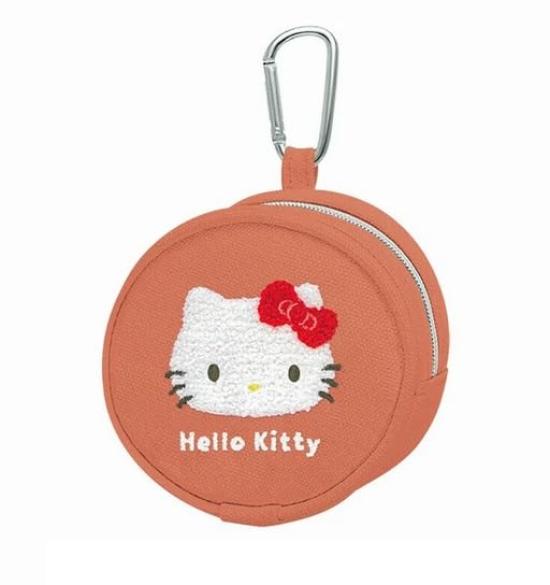 Sanrio Hello Kitty Round Mini Pouch mofumofu