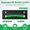 2 Pack Rv Level Bubble,graduated Scale Levels for Precision Leveling,stick on Leveling System for RV, Camper, Trailer and Caravan, High Visibility