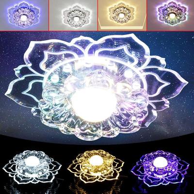 Çok Renkli Kristal Modern Avize Tavan Işık Oturma Odası için LED Enerji Tasarruflu Parlak Lamba