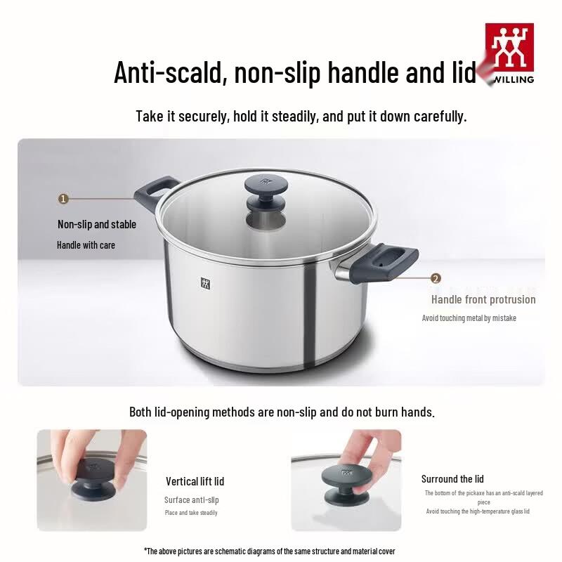 Zwilling 24cm Stainless Steel Soup Pot