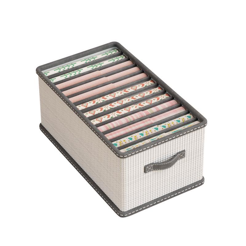 Foldable Large-Capacity Wardrobe Storage Box with Drawer Organizer