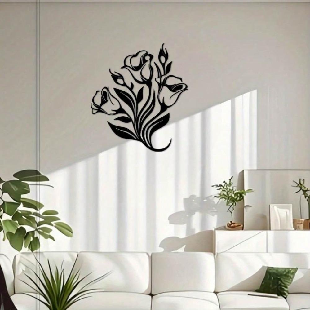 Metal Wall Art Decor Simple Modern Home Living Room Wall Decor Gift