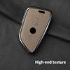 Interior Mouldings Metal and Leather Car Key Case For BMW 1 3 5 7 Series x1 x3 x5 x7 F20 F48 F15 F16 G20 G28 G22 G23 G30 G12 Key