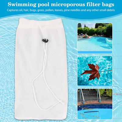 4/10/15 Pcs Pool Socks for Skimmer Basket Pool Filter Socks Swimming Pool Filter Skimmer Socks for Inground & Above Ground Pool