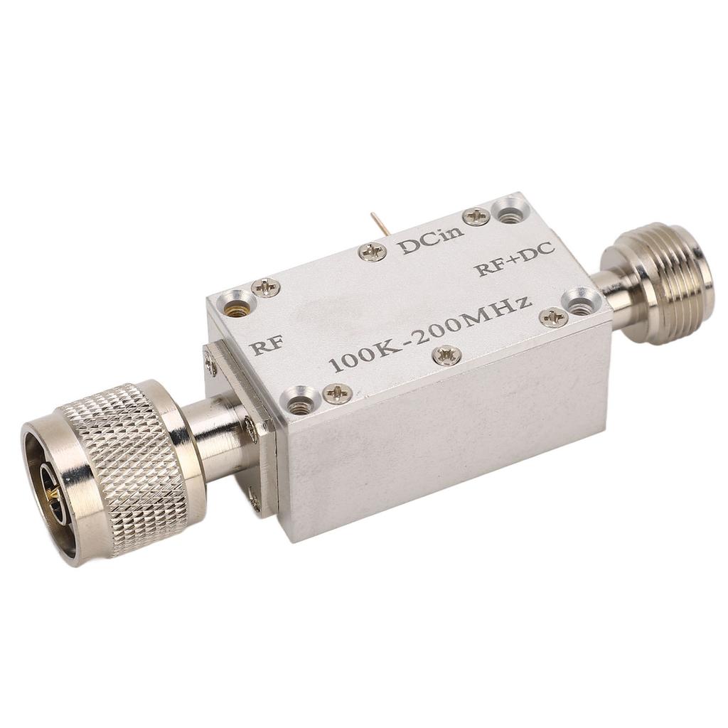 Modulo amplificatore a banda larga RF ad alta frequenza a T di polarizzazione, blocco CC, alimentatore coassiale per ottico