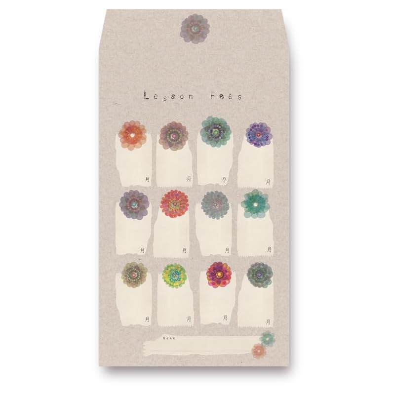 

YOUKOU HOME Monthly allowance bag AP032FN [10 pieces] Flower notebook