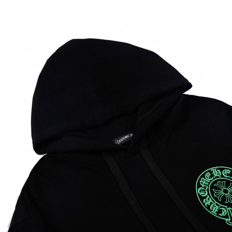 805 CHROME HEARTS 2025 Herbst und Winter Neues Übergrößen-Kapuzensweatshirt im klassischen Stil mit Logo, geeignet für Paare