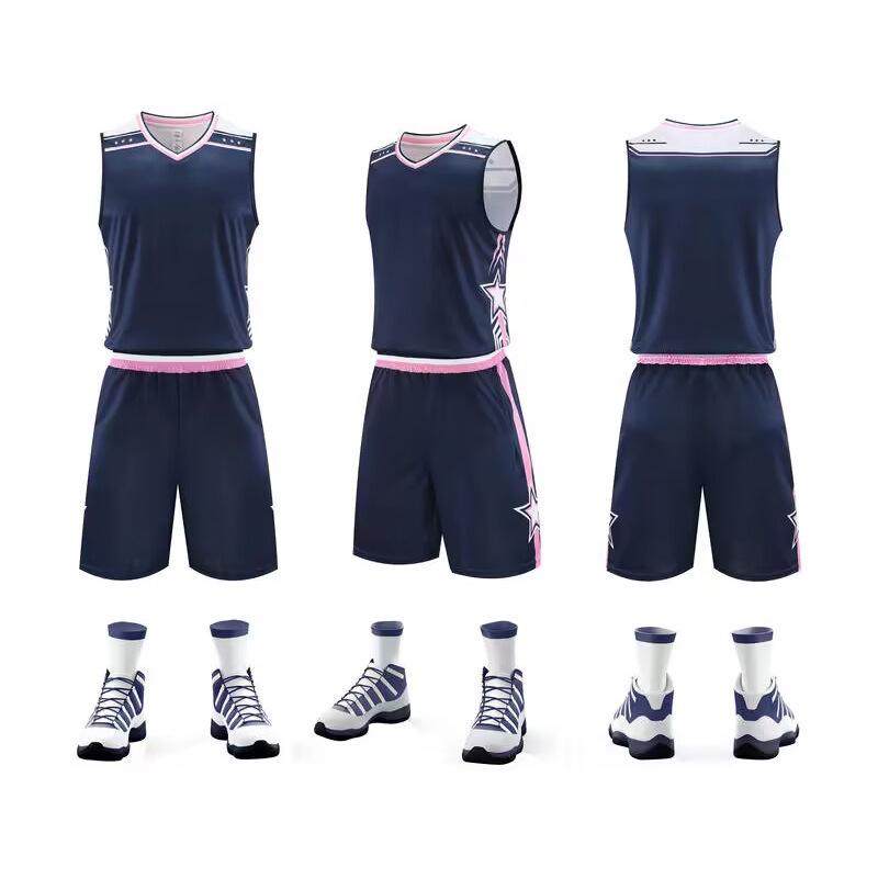 Cross-Border Basketball Training Uniform Set for Children and Adults