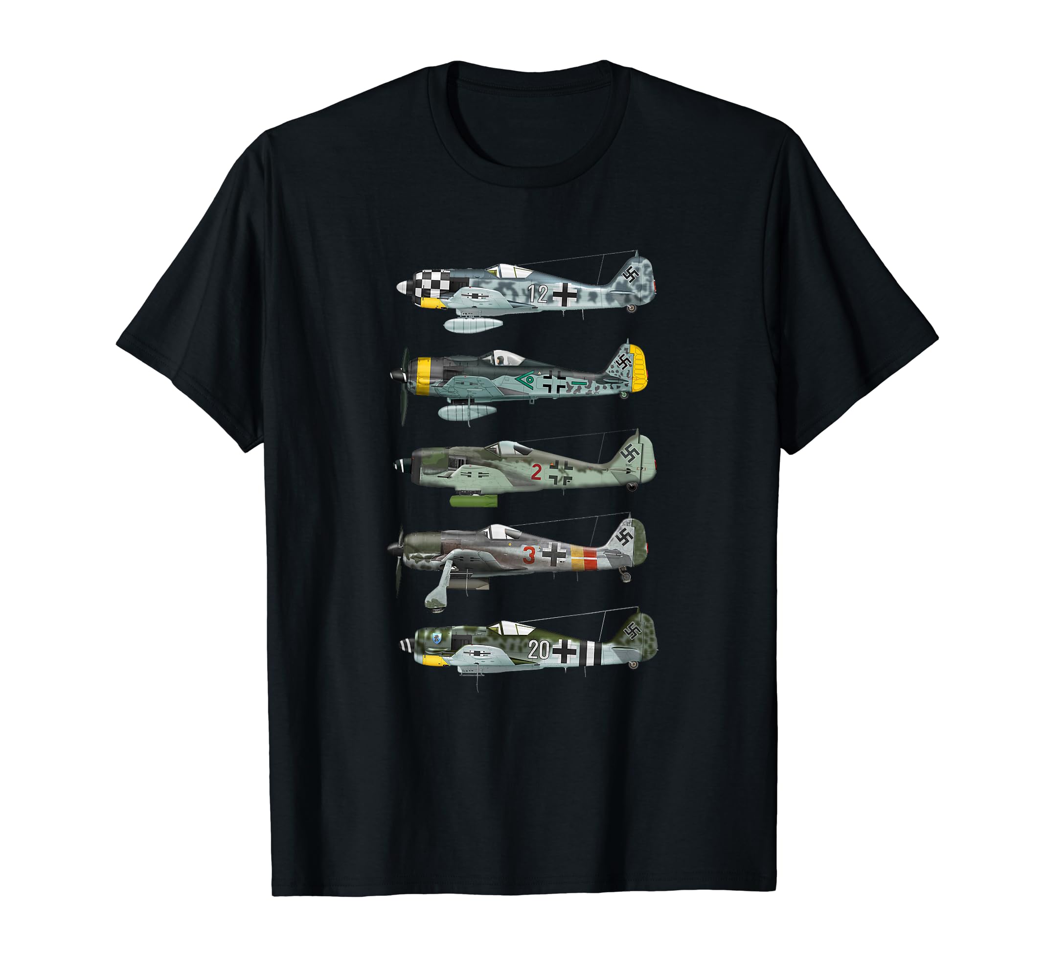 Focke-Wulf Fw190 Wurger Bird Butcher WW2 Fighter T-Shirt