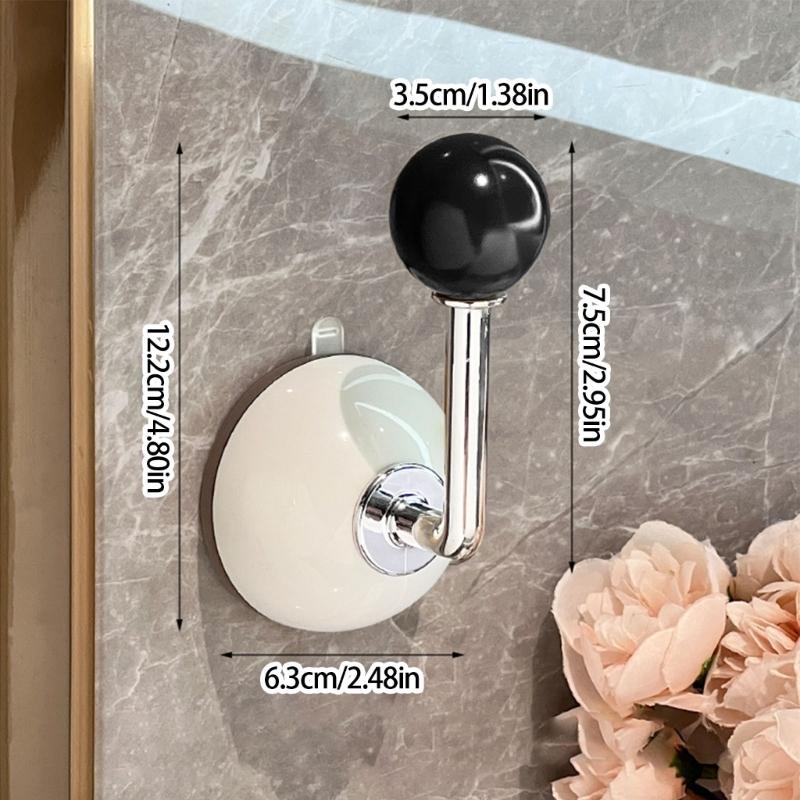 Quick Install Waterproof Adhesive Hook Wall Hook for Home Organization Bathroom Kitchen Use