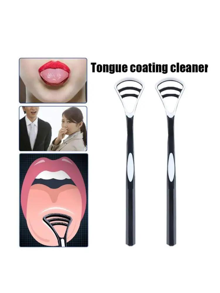 Zungenschaber, Zungenbelagreiniger, Zungenschaber zur Beseitigung von Mundgeruch, Dicker und weißer Zungenbelag, Mundpflege
