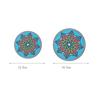 Silicone Hot Pot Pads for Kitchen Round Trivets for Dining Table Cooking Potholders Art Mats Heat Resistant Pot Holders Coaster