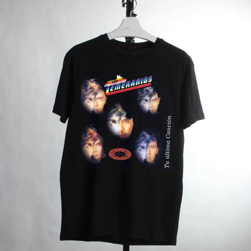 

Los Temerarios Tu Ultima Canción Shirt Classic Black Unisex S5XL Unisex T-Shirt XL