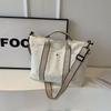 Large Capacity Leisure Bag for Women  Versatile Style  Concise Shoulder Bags  High Quality  Western Style  Sewing Line  New