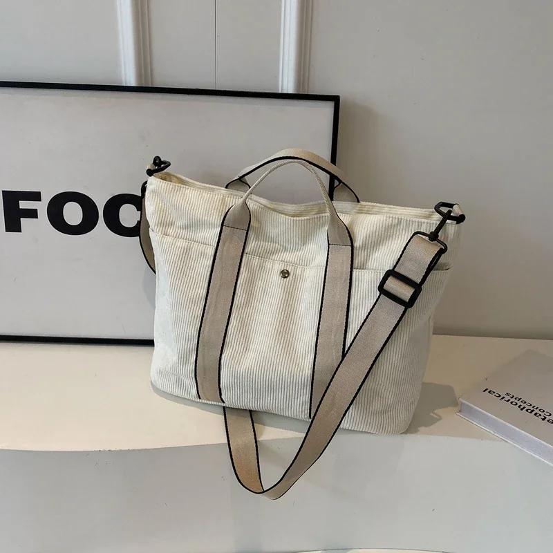 Large Capacity Leisure Bag for Women  Versatile Style  Concise Shoulder Bags  High Quality  Western Style  Sewing Line  New