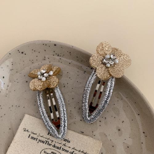 Cartoon Embroidery Children's Hairpin Cute Mushroom Girl Bangs Side Clip Hairpin Hair Clip Kids Hair Accessories Headwear