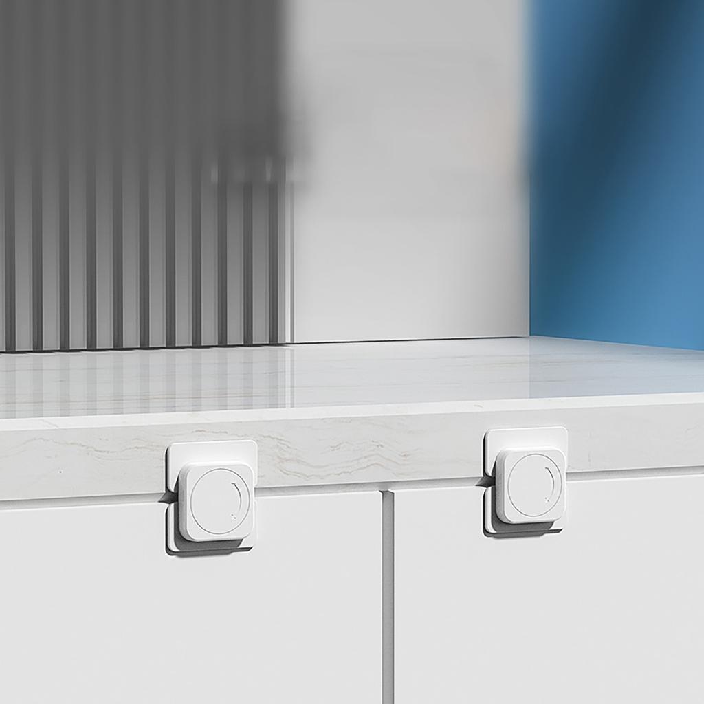 1pc- Safety Locks Refrigerator Door Lock Multi-function Baby Anti-Pinching Hand Home Cabinet Door Drawer Security Protector