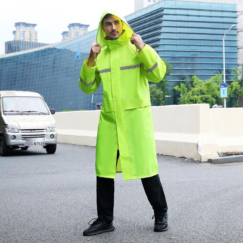Men's Fluorescent Green Stormproof Reflective Cycling Jumpsuit