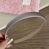 Hair Hoop Pure Color Suede Lining Built-in Anti-Slip Design Headband Commuting Matte Texture Headband Hair Accessory